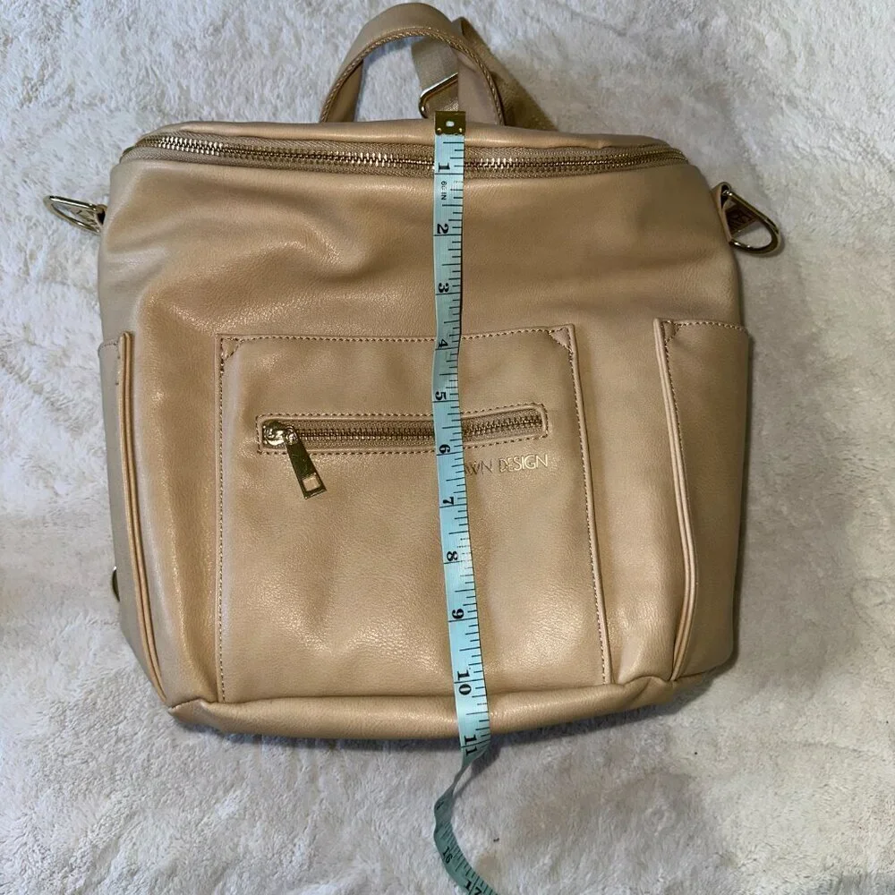 NEW Fawn Design Original Diaper Bag - Beige - Backpack